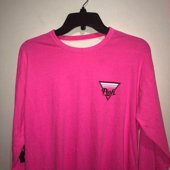 Victoria Secret PINK Size Small Pink Long Sleeve - Picture 3 of 8